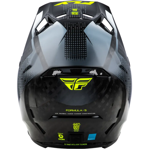 Casco Fly Racing Formula S Carbon Protocol Black Carbon/Grey/Hi-Vis