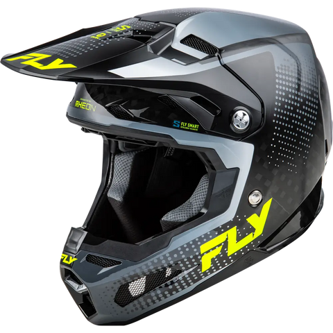 Casco Fly Racing Formula S Carbon Protocol Black Carbon/Grey/Hi-Vis