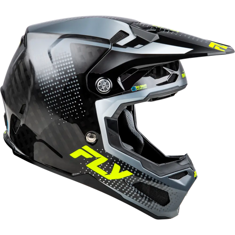 Casco Fly Racing Formula S Carbon Protocol Black Carbon/Grey/Hi-Vis