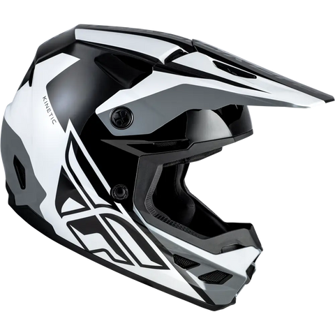 Casco Fly Racing Kinetic Crest Black/White/Grey