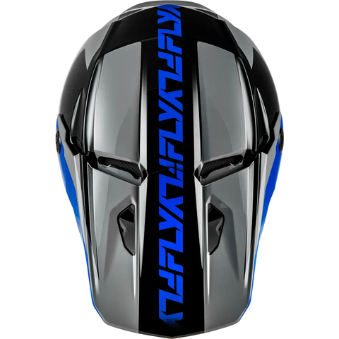 Casco Fly Racing Kinetic Crest Grey/Black/Blue