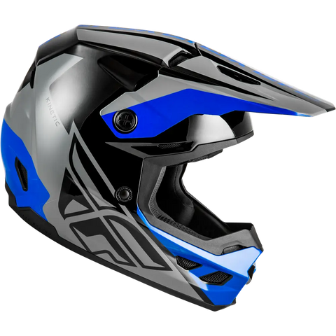 Casco Fly Racing Kinetic Crest Grey/Black/Blue