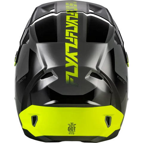 Casco Fly Racing Kinetic Crest Grey/Black/Hi-Vis Yellow