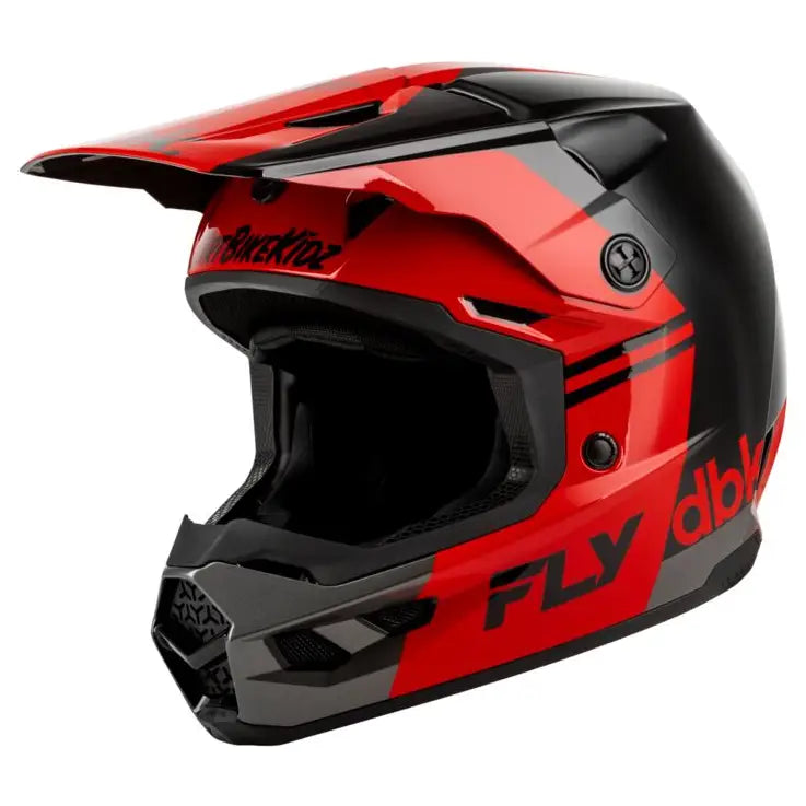 Casco Fly Racing Kinetic DBK Red/Black