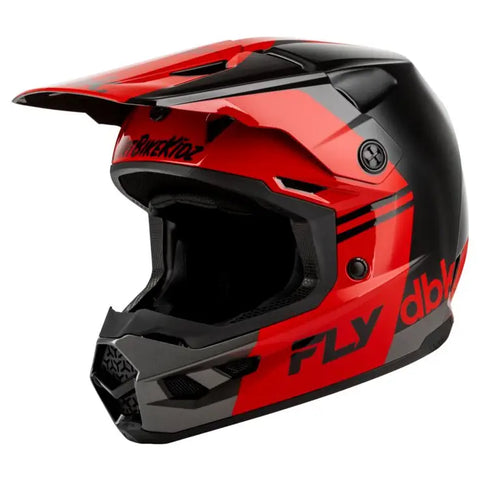 Casco Fly Racing Kinetic DBK Red/Black