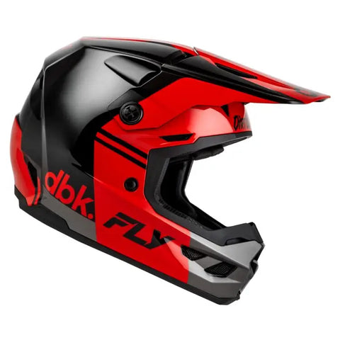 Casco Fly Racing Kinetic DBK Red/Black