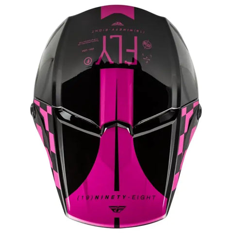 Casco Fly Racing Kinetic Lite Rival Gloss Black/Pink