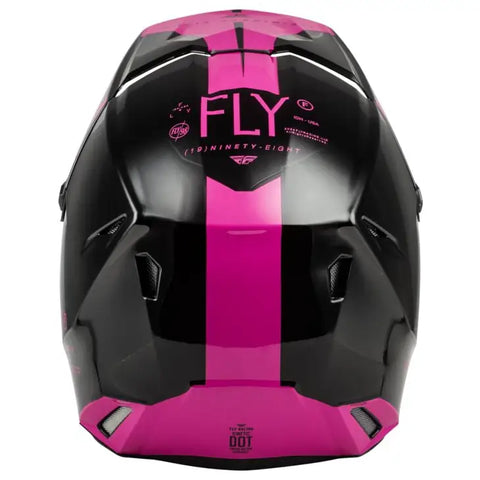Casco Fly Racing Kinetic Lite Rival Gloss Black/Pink