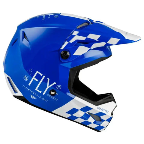 Casco Fly Racing Kinetic Lite Rival Gloss Blue/White