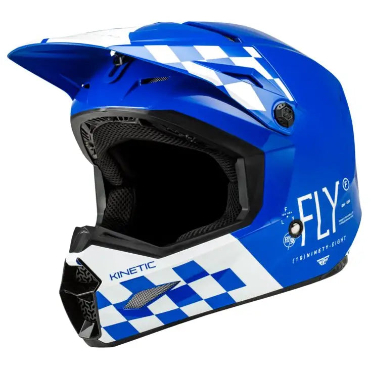 Casco Fly Racing Kinetic Lite Rival Gloss Blue/White