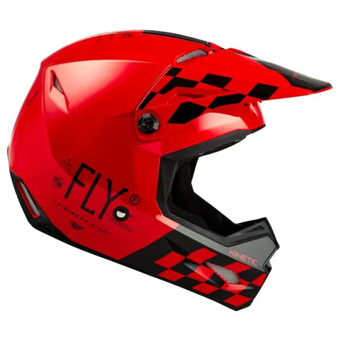 Casco Fly Racing Kinetic Lite Rival Gloss Red/Black
