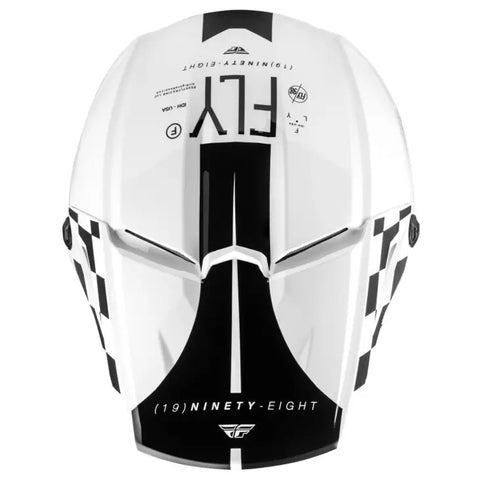 Casco Fly Racing Kinetic Lite Rival Gloss White/Black