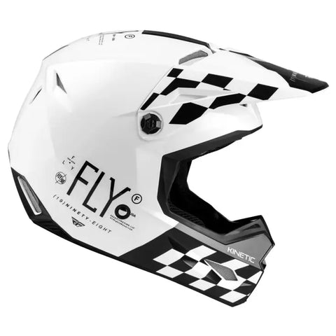 Casco Fly Racing Kinetic Lite Rival Gloss White/Black