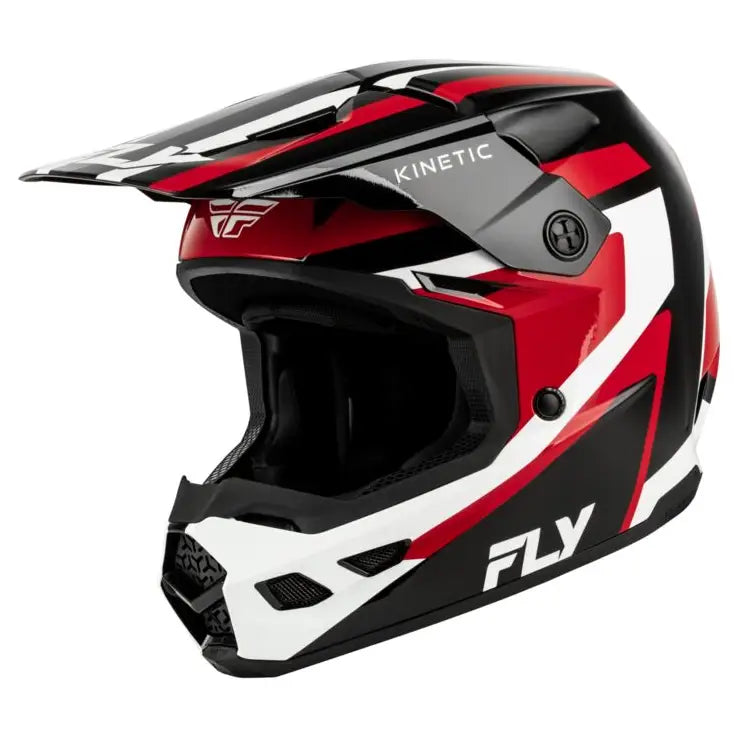 Casco Fly Racing Kinetic Sync Black/Red/White