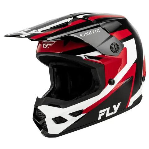 Casco Fly Racing Kinetic Sync Black/Red/White