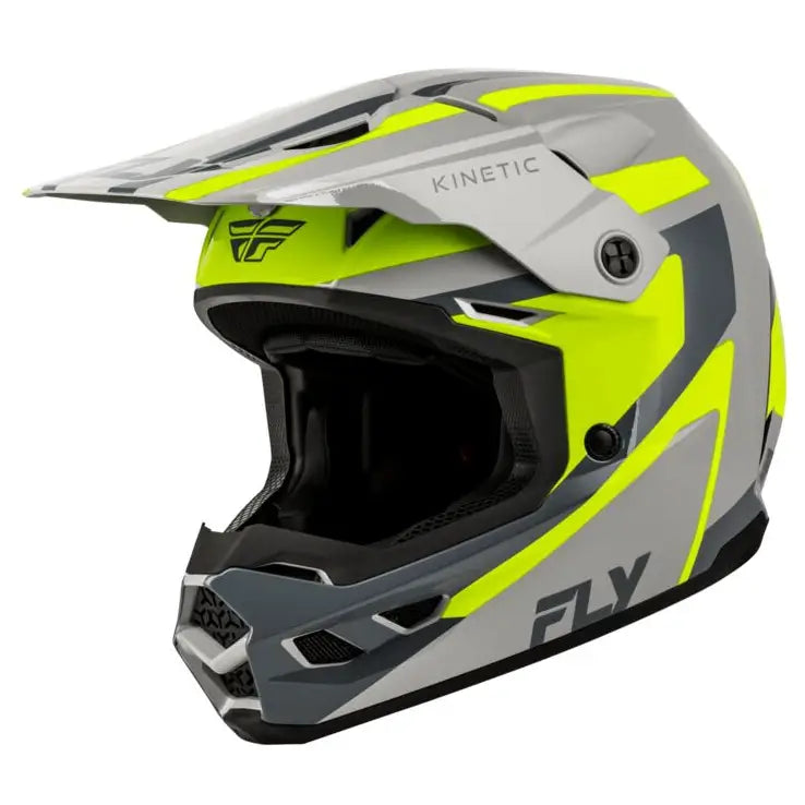 Casco Fly Racing Kinetic Sync Grey/Hi-Vis