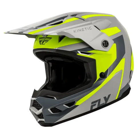Casco Fly Racing Kinetic Sync Grey/Hi-Vis