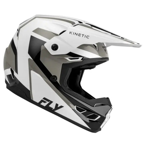 Casco Fly Racing Kinetic Sync White/Black/Grey