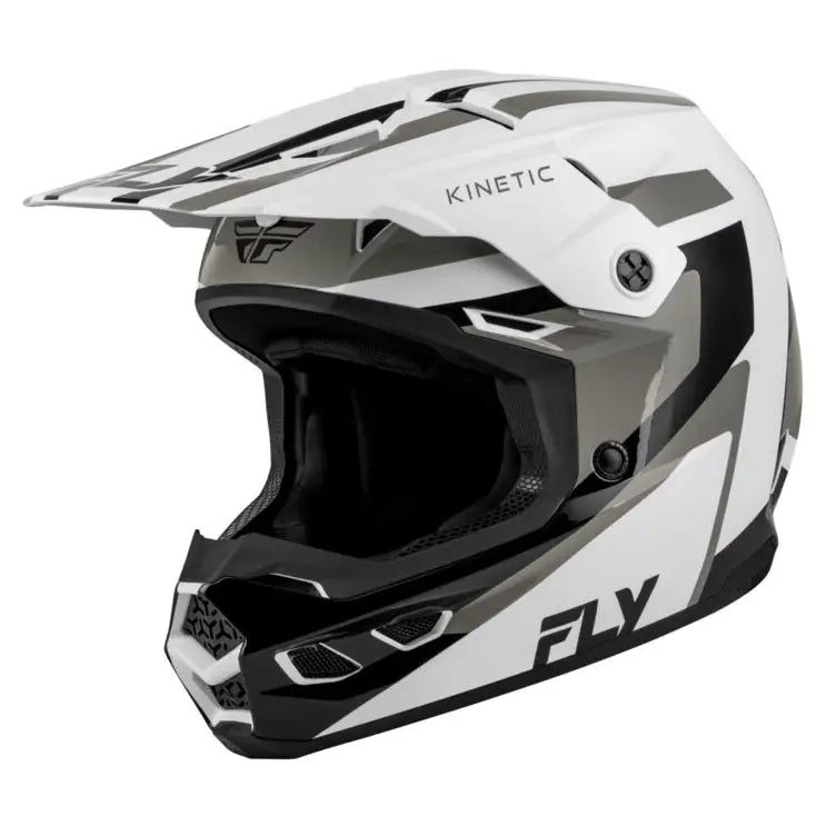Casco Fly Racing Kinetic Sync White/Black/Grey