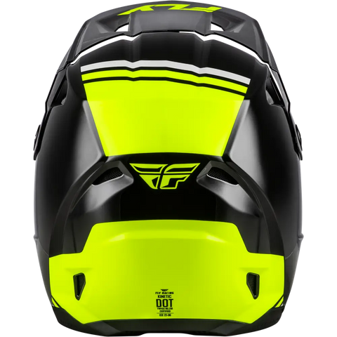 Casco Fly Racing Kinetic Verdict Black/Hi-Vis Yellow/Grey