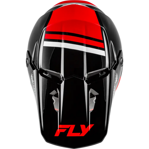 Casco Fly Racing Kinetic Verdict Black/Red/White