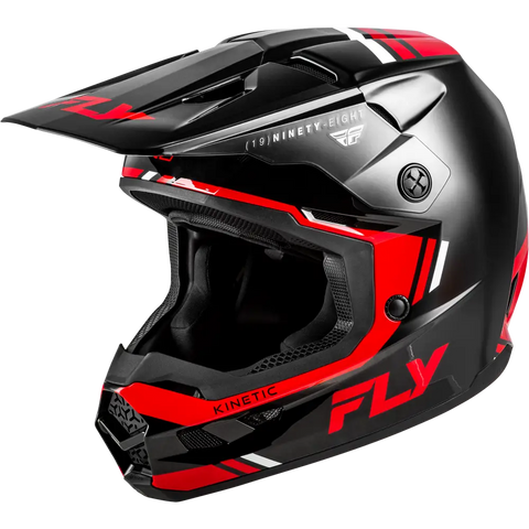 Casco Fly Racing Kinetic Verdict Black/Red/White