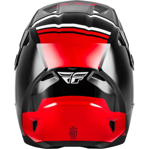 Casco Fly Racing Kinetic Verdict Black/Red/White