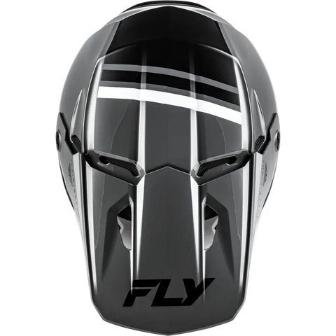 Casco Fly Racing Kinetic Verdict Grey/Black/White