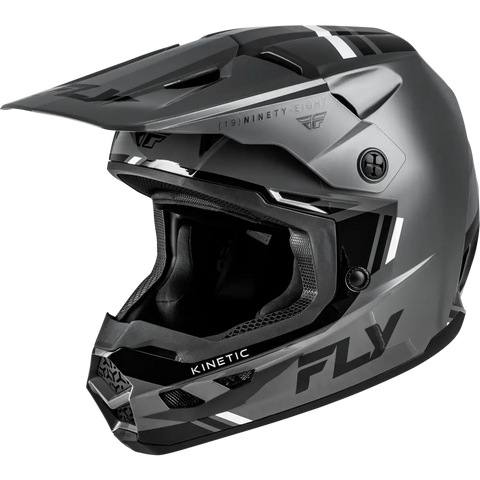 Casco Fly Racing Kinetic Verdict Grey/Black/White