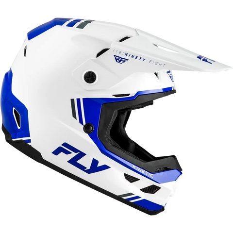Casco Fly Racing Kinetic Verdict White/Blue/Grey