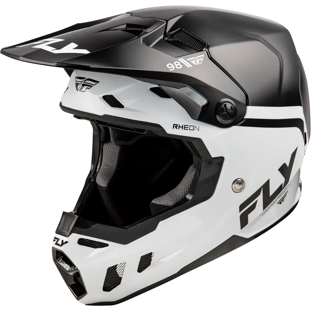 Casco para Niño Fly Racing Youth Formula CC Objective Black/White