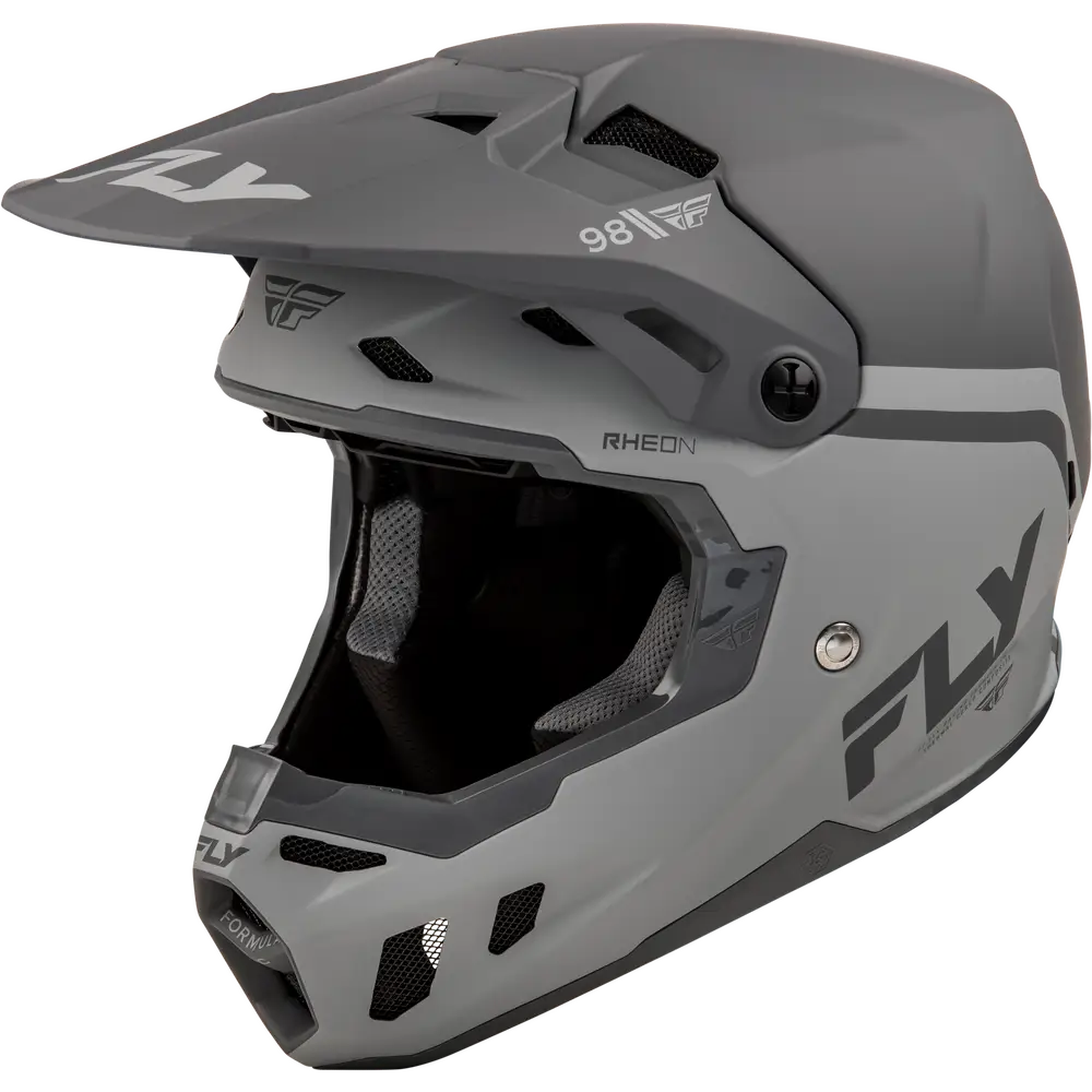 Casco para Niño Fly Racing Youth Formula CC Objective Matte Black/Grey