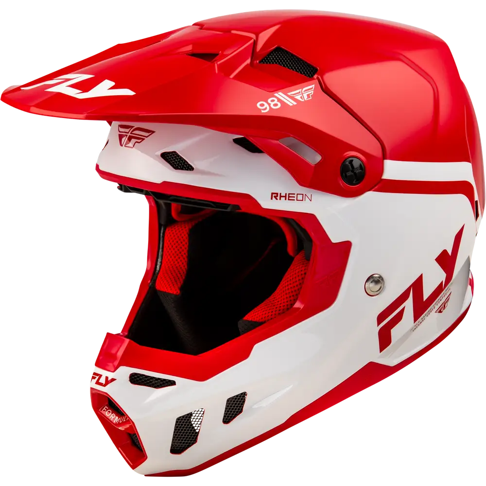 Casco para Niño Fly Racing Youth Formula CC Objective Red/White