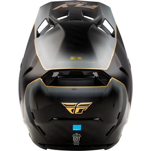 Casco para Niño Fly Racing Youth Formula CC Underglow Black/Grey/Gold