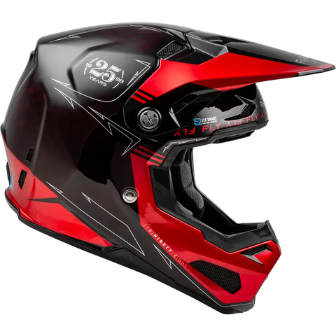 Casco para Niño Fly Racing Youth Formula S Carbon Legacy Black/Red