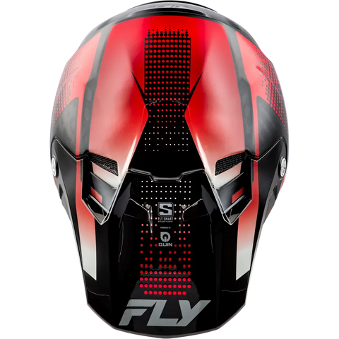 Casco para Niño Fly Racing Youth Formula S Carbon Protocol Black Carbon/Red
