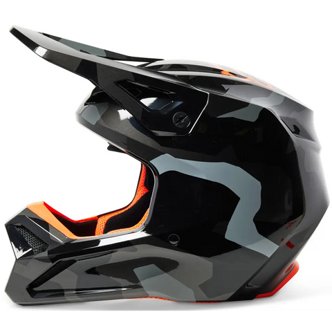 Casco Fox Racing V1 Bnkr Grey Camo