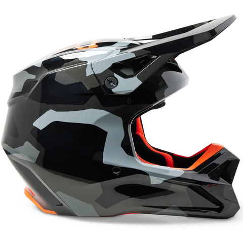 Casco Fox Racing V1 Bnkr Grey Camo