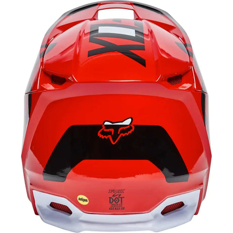 Casco Fox Racing V1 Lux Fluo Red (Talla S)