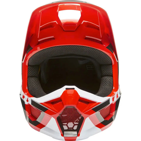 Casco Fox Racing V1 Lux Fluo Red (Talla S)