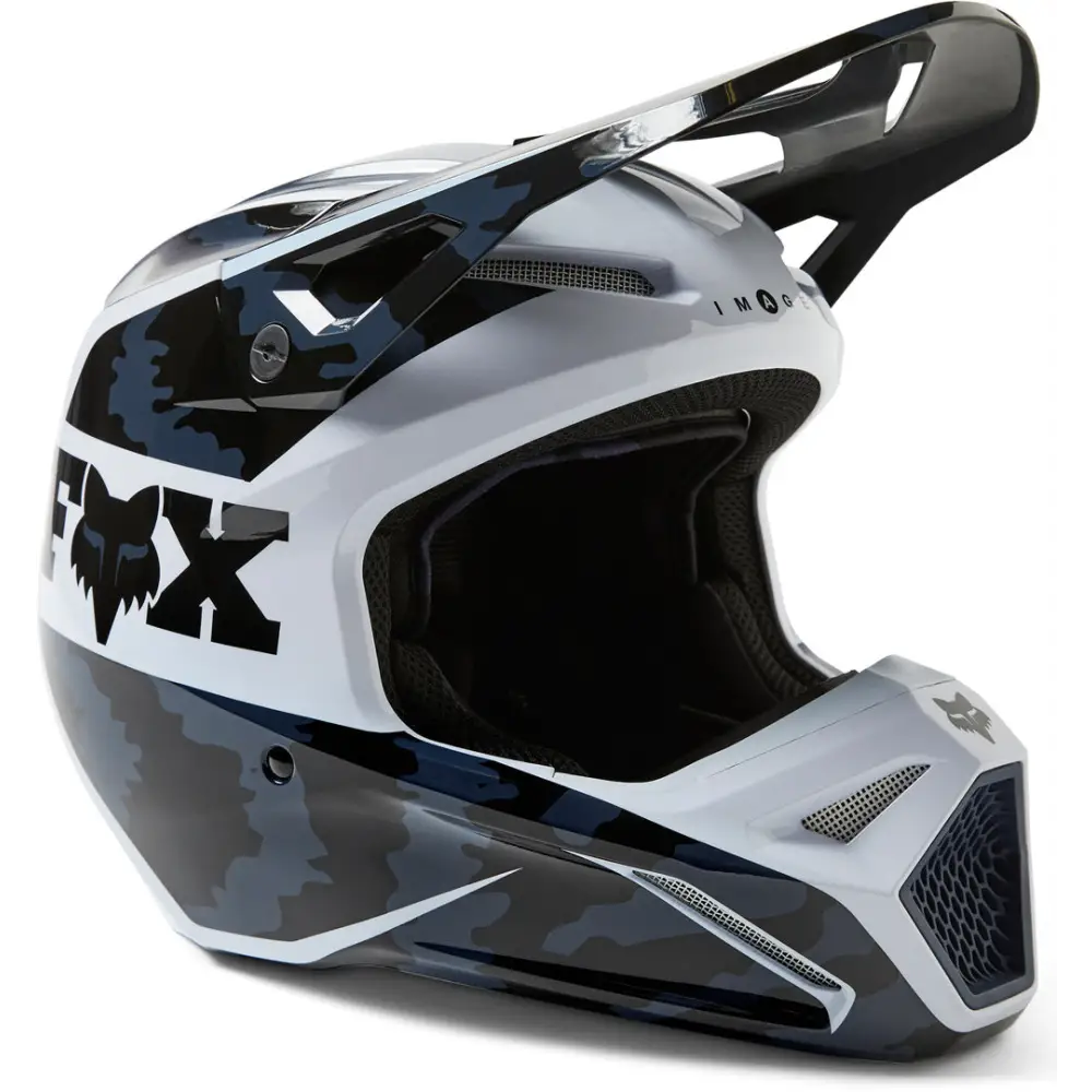 Casco fox v1 online blanco