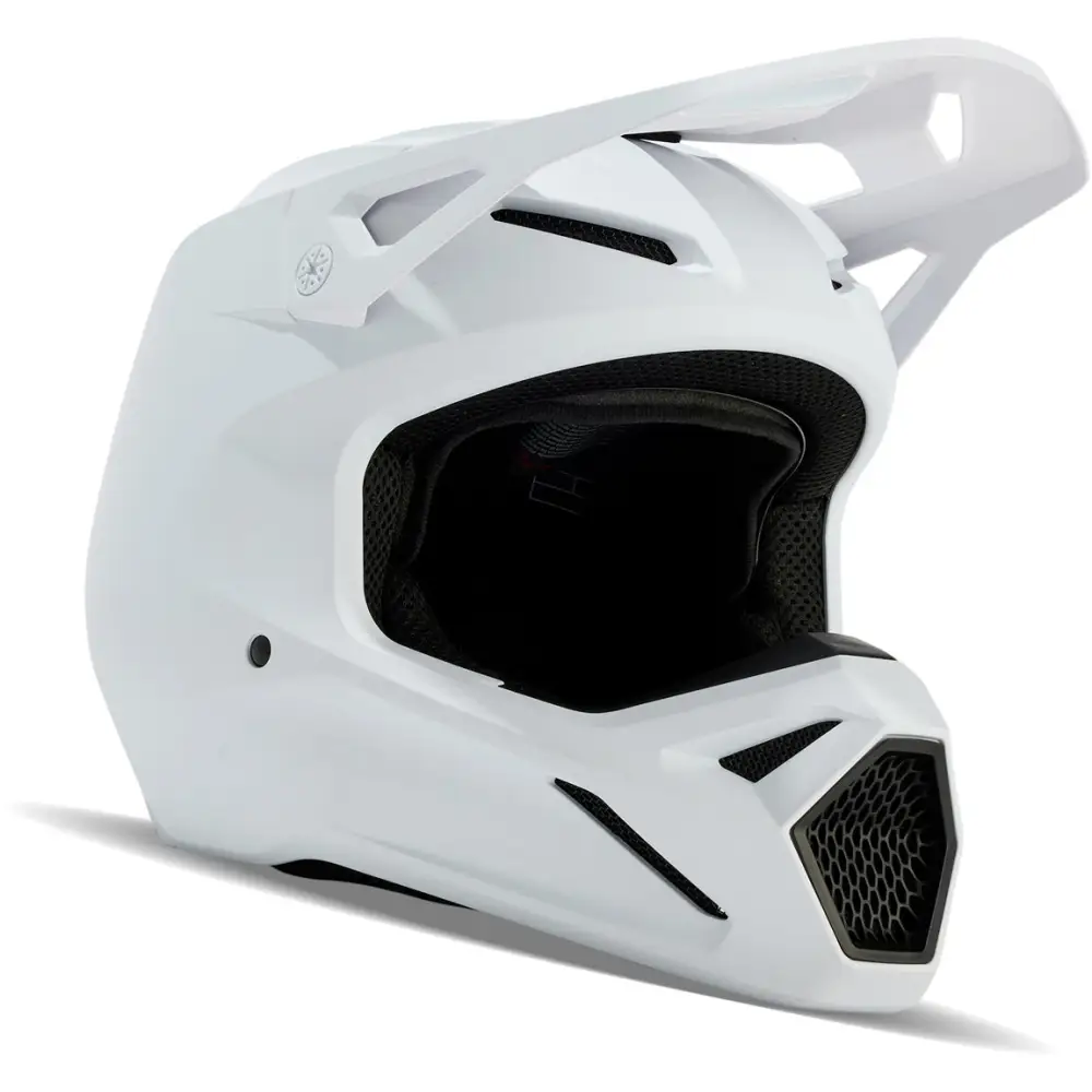 Casco Fox Racing V1 Solid Matte White