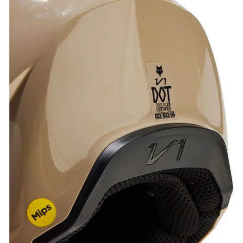 Casco Fox Racing V1 Solid Taupe