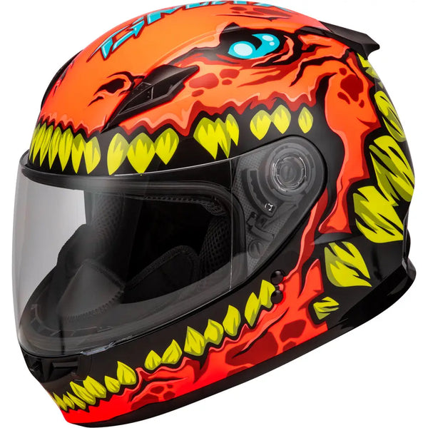 Casco GMax Para Niño Youth GM49Y Drax Orange