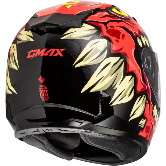 Casco GMax Para Niño Youth GM49Y Drax Red