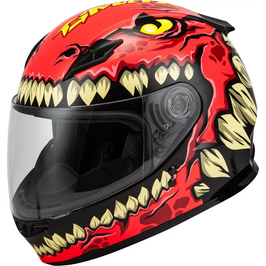 Casco GMax Para Niño Youth GM49Y Drax Red