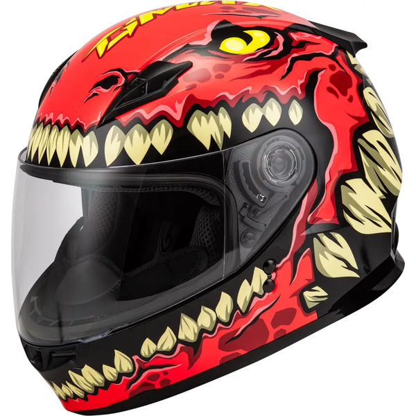 Casco GMax Para Niño Youth GM49Y Drax Red