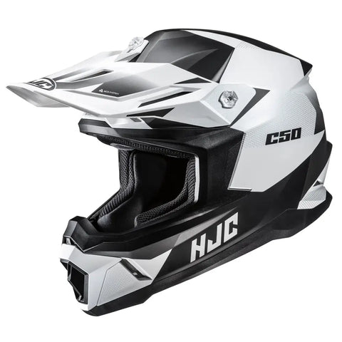 Casco HJC C50 Slide MC-10SF, Matte Black/White