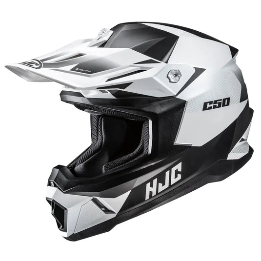 Casco HJC C50 Slide MC-10SF Matte Black/White