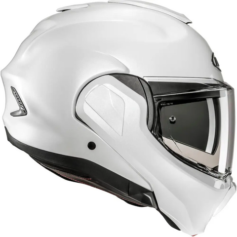Casco HJC F100 Solid Pearl White